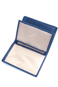 Portefeuille européen - 2 volets - Cuir