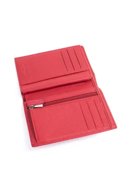 Portefeuille européen - 2 volets - Cuir