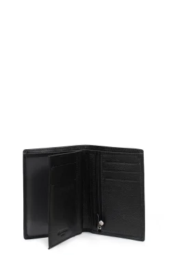 Portefeuille européen - 2 volets - Cuir