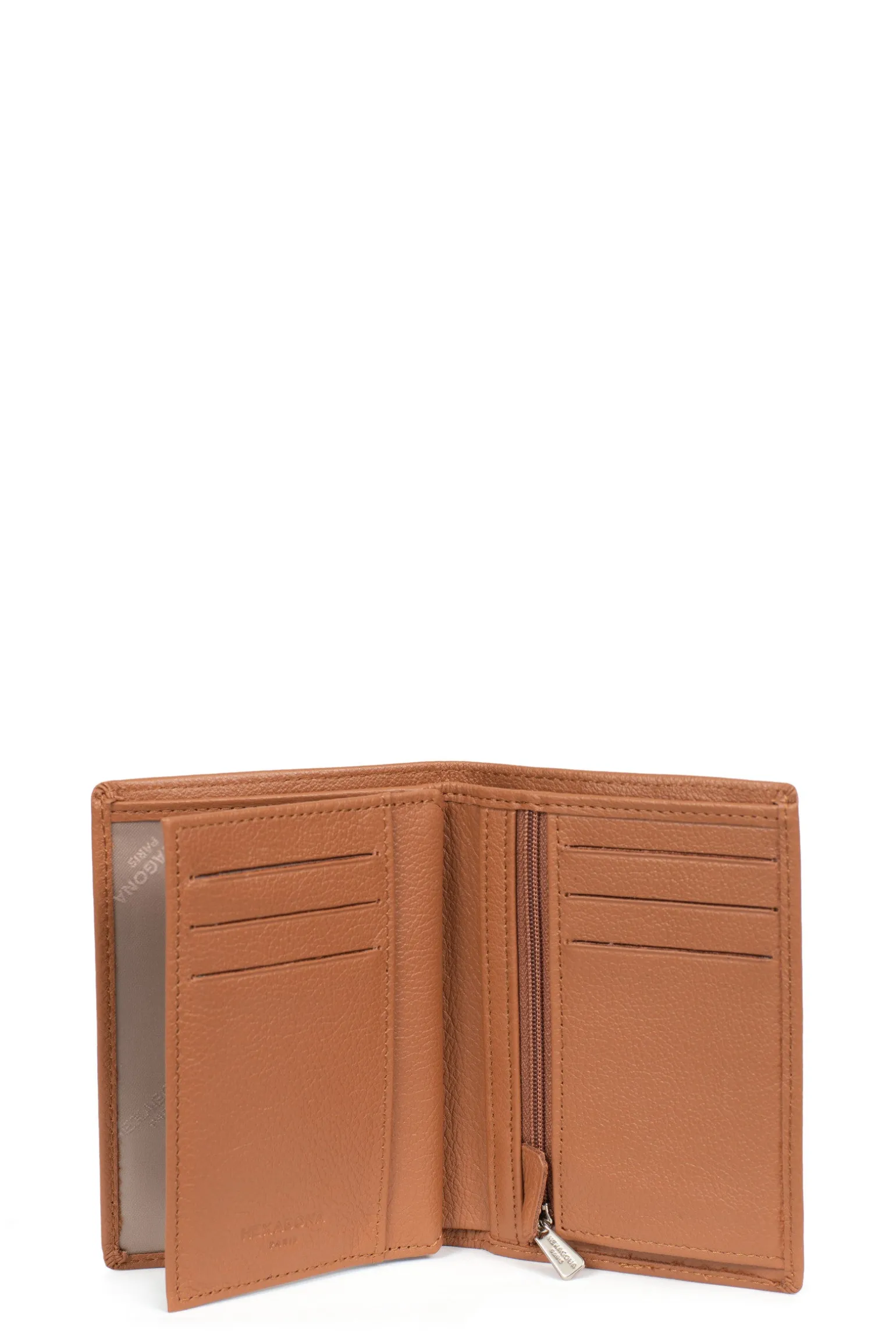 Portefeuille européen - 2 volets - Cuir