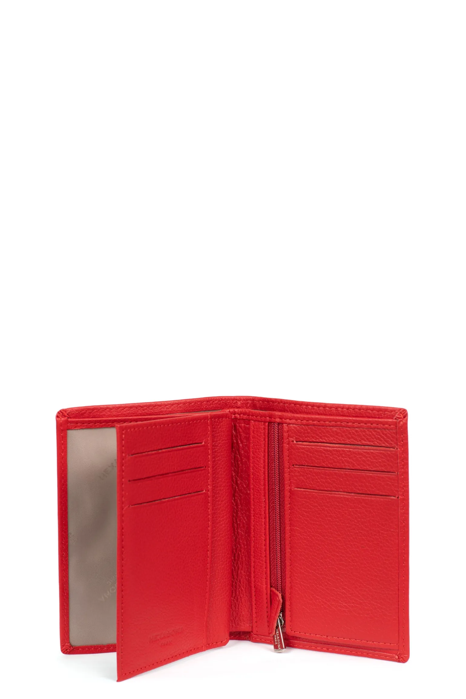 Portefeuille européen - 2 volets - Cuir