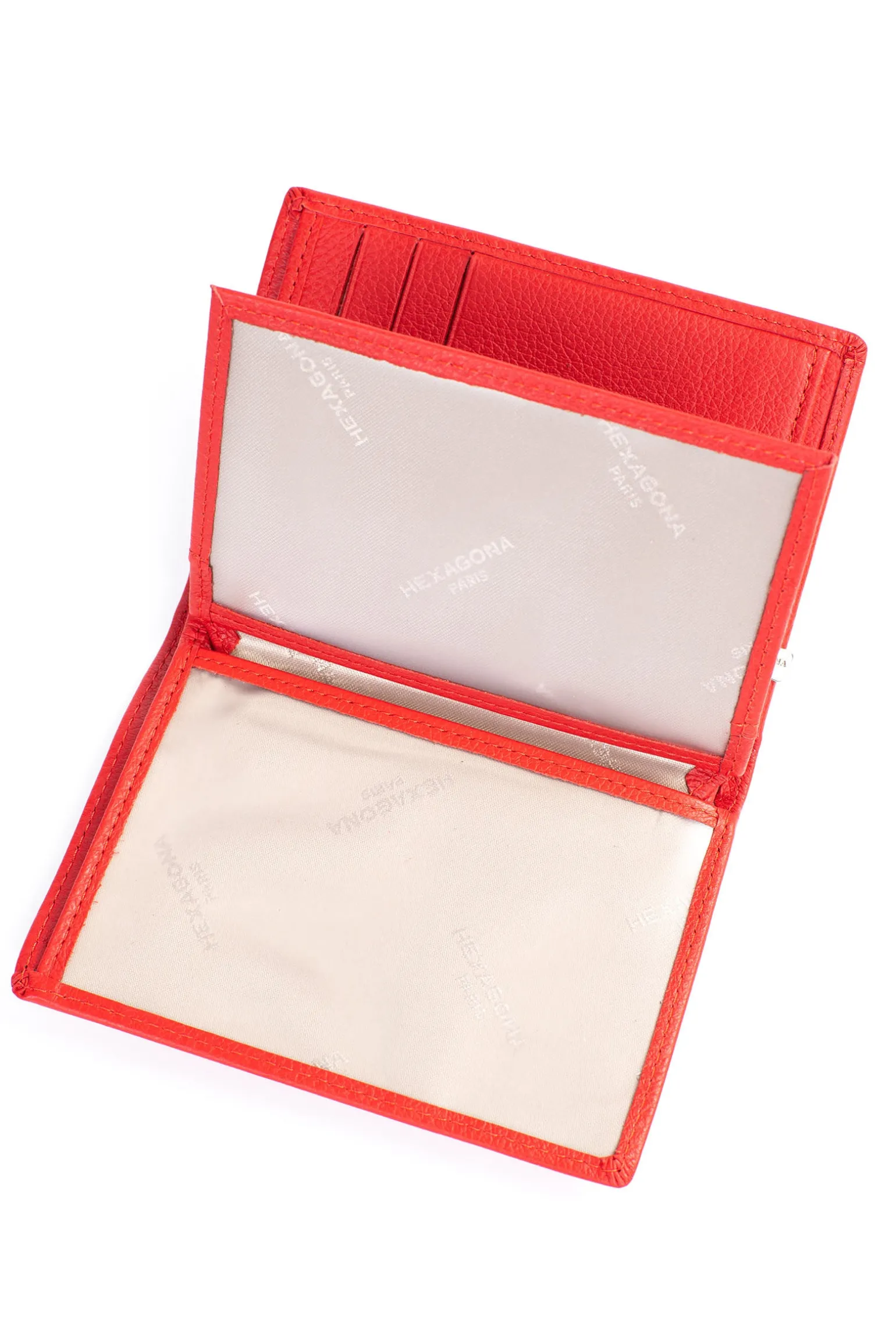 Portefeuille européen - 2 volets - Cuir