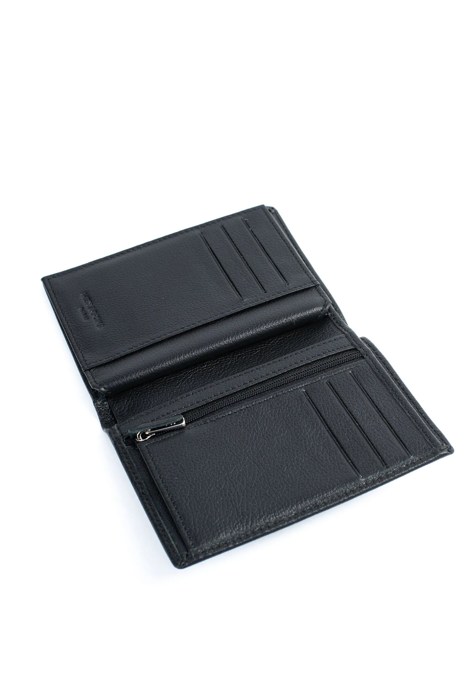 Portefeuille européen - 2 volets - Cuir