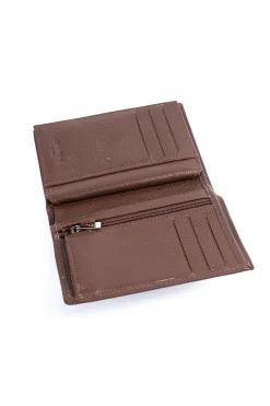 Portefeuille européen - 2 volets - Cuir