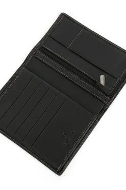 Portefeuille européen - 3 volets - Cuir