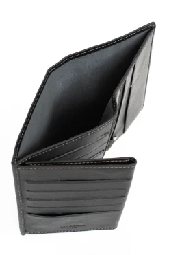 Portefeuille européen - 3 volets - Cuir