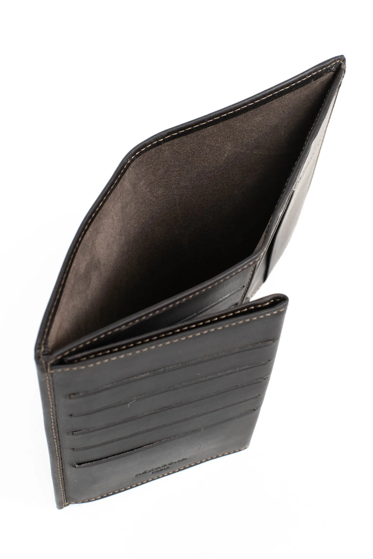 Portefeuille européen - 3 volets - Cuir