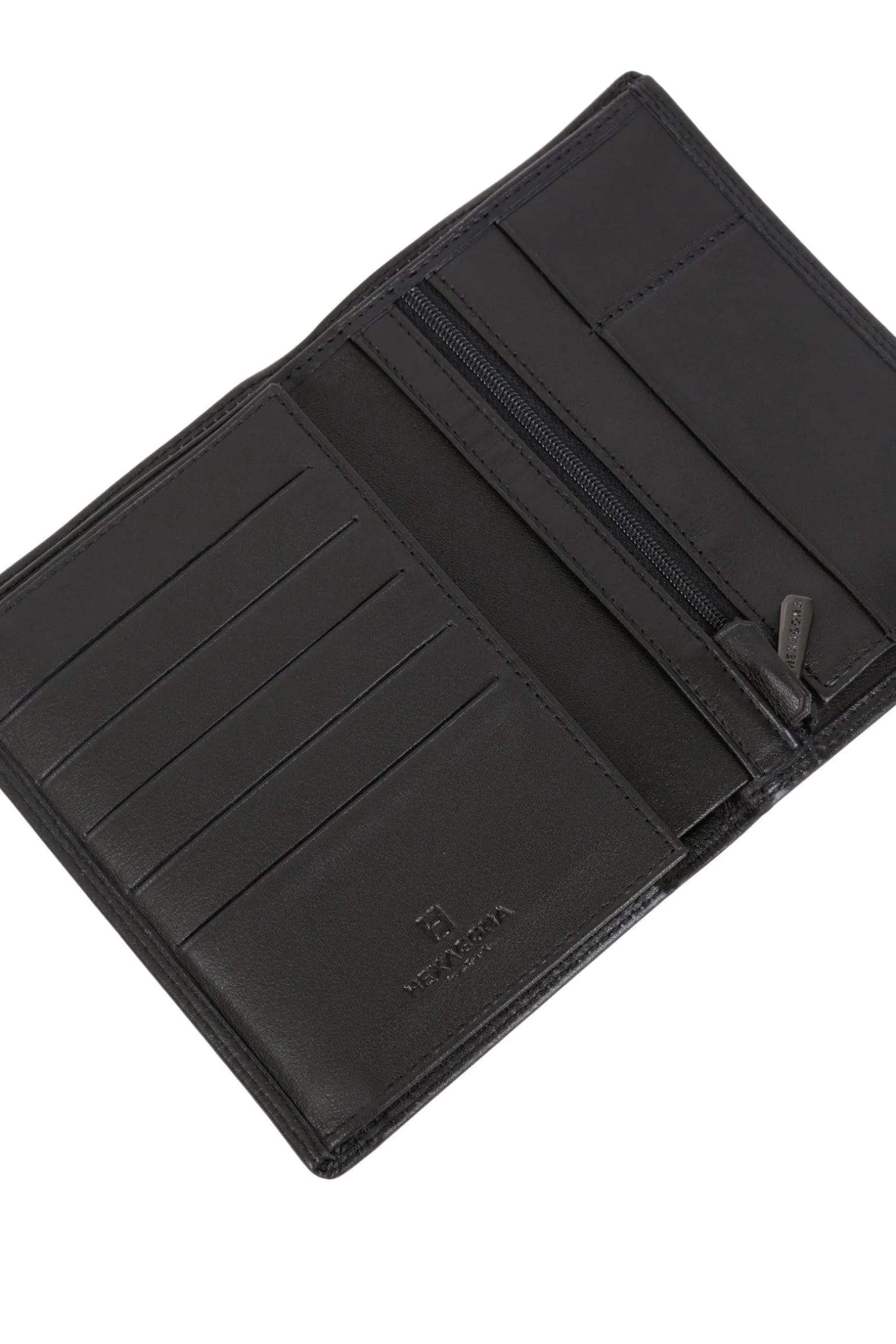 Portefeuille européen - 2 volets - Stop RFID - Cuir