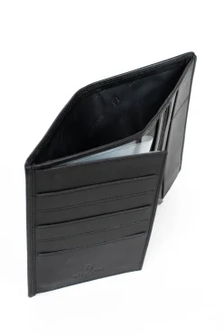Portefeuille européen - 2 volets - Stop RFID - Cuir