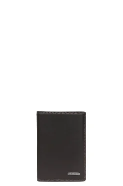 Portefeuille européen - 2 volets - Stop RFID - Cuir