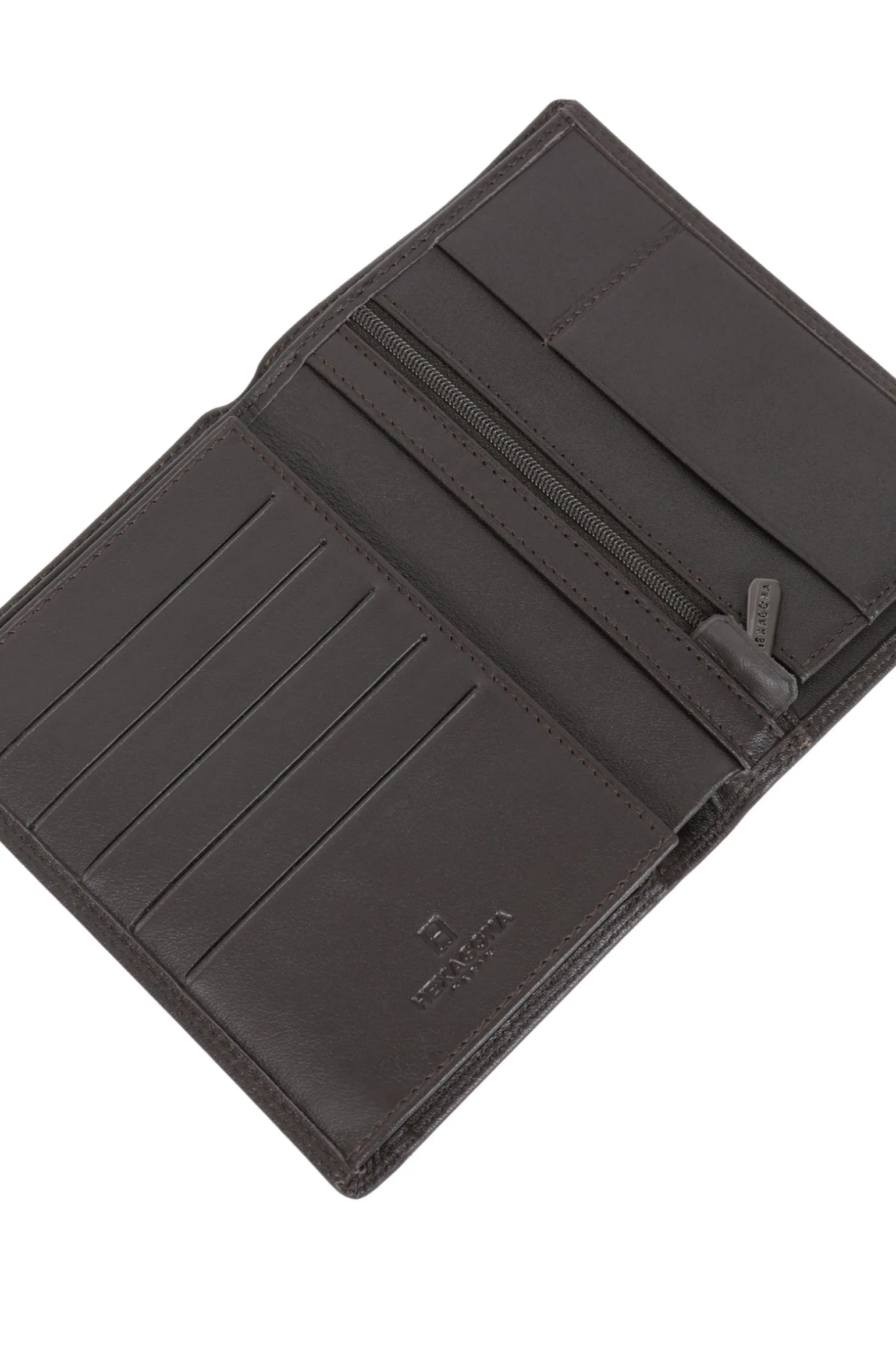 Portefeuille européen - 2 volets - Stop RFID - Cuir