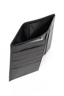 Portefeuille européen - 2 volets - Stop RFID - Cuir