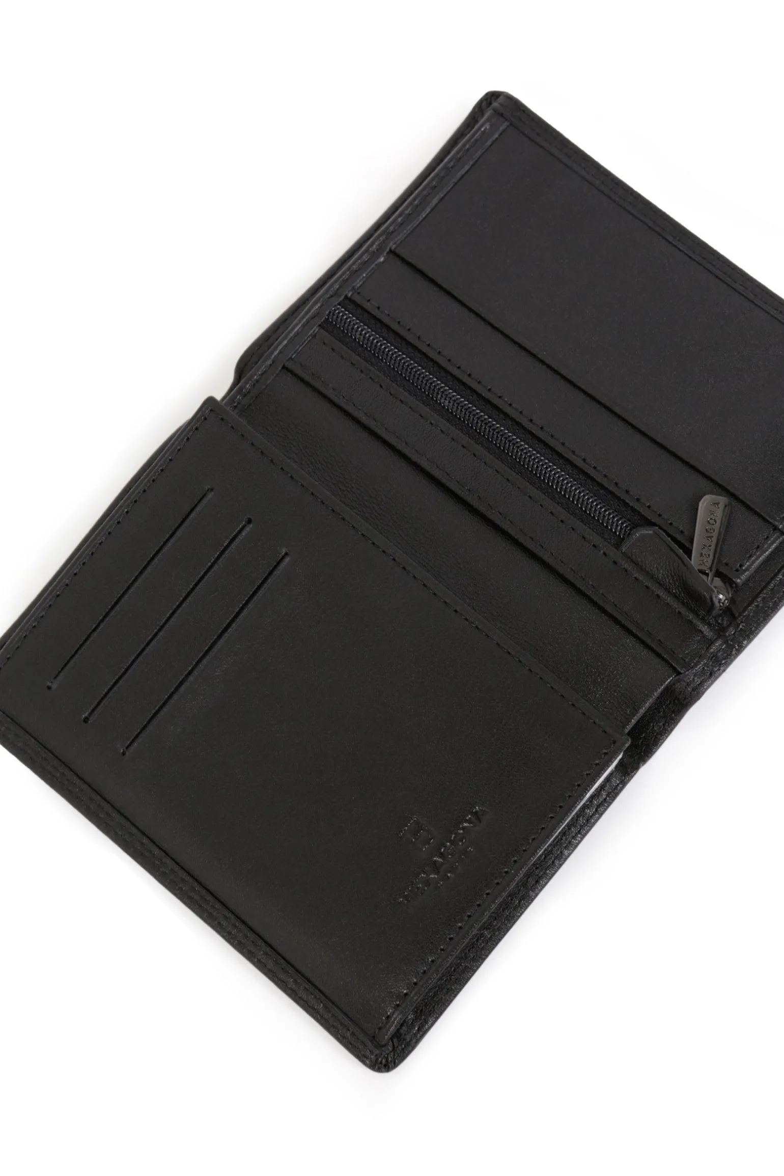 Portefeuille européen - 2 volets - Stop RFID - Cuir