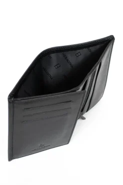 Portefeuille européen - 2 volets - Stop RFID - Cuir