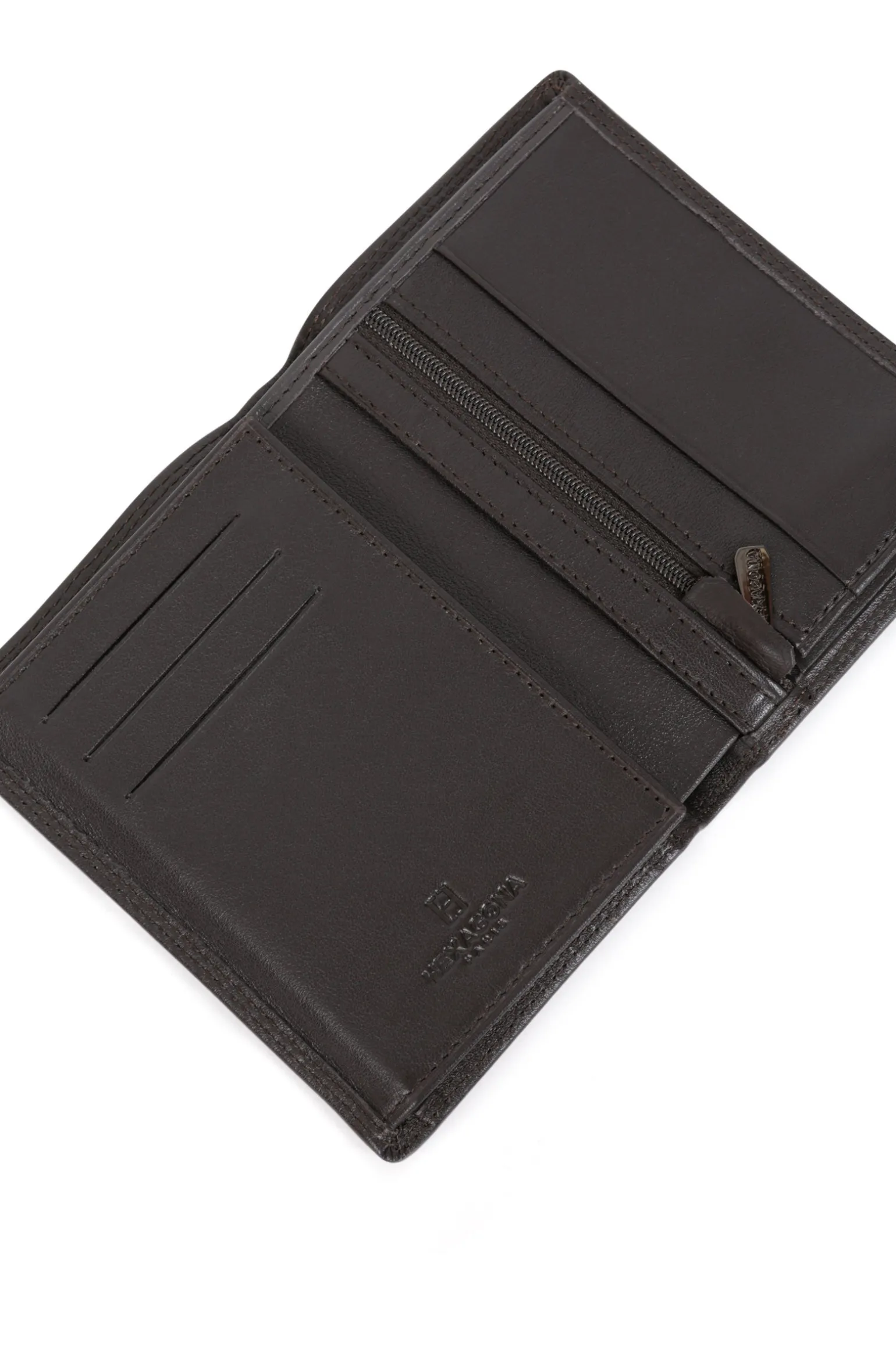 Portefeuille européen - 2 volets - Stop RFID - Cuir