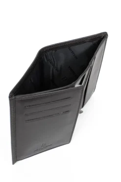 Portefeuille européen - 2 volets - Stop RFID - Cuir