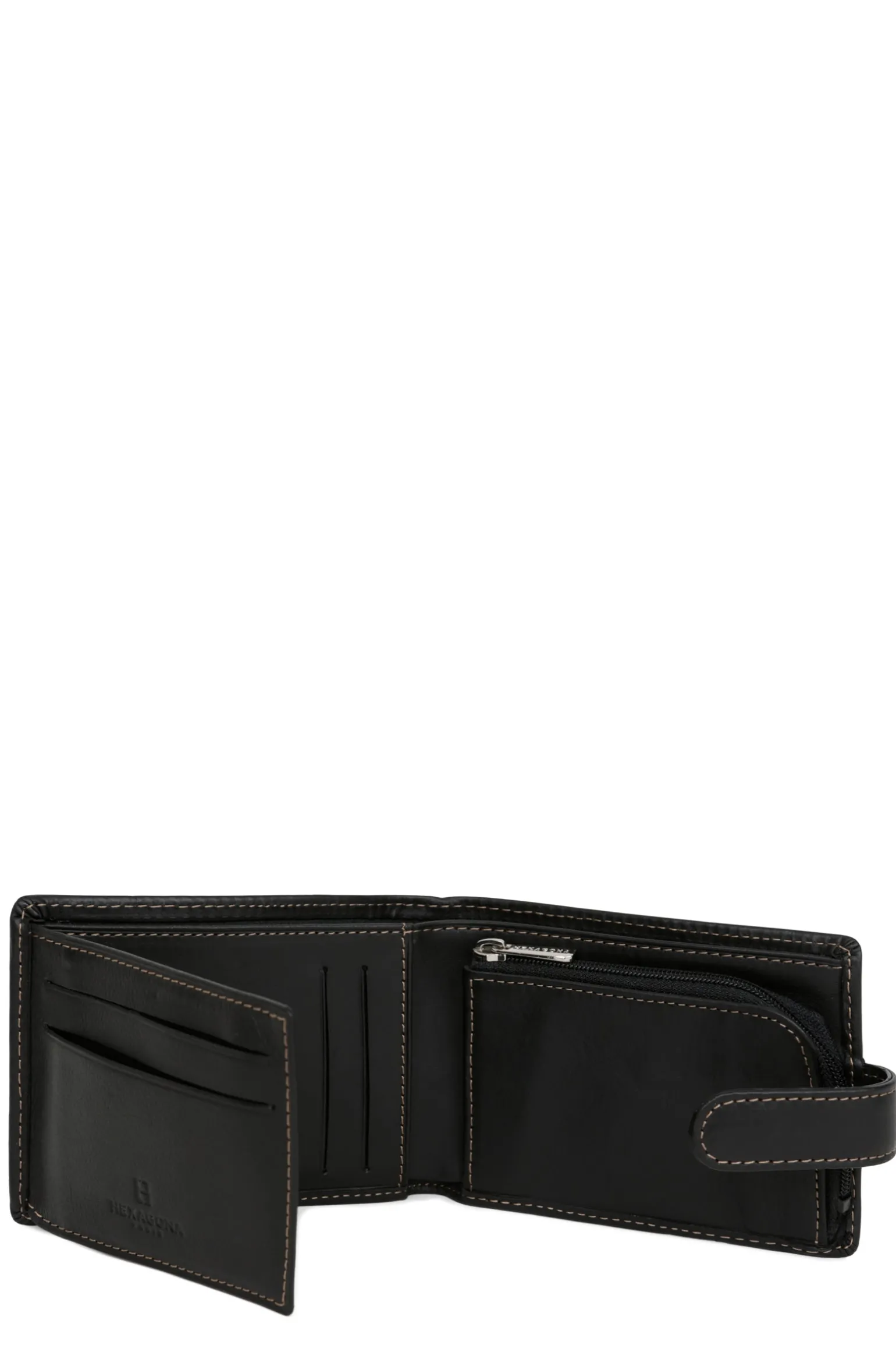 Portefeuille italien - 2 volets - Cuir