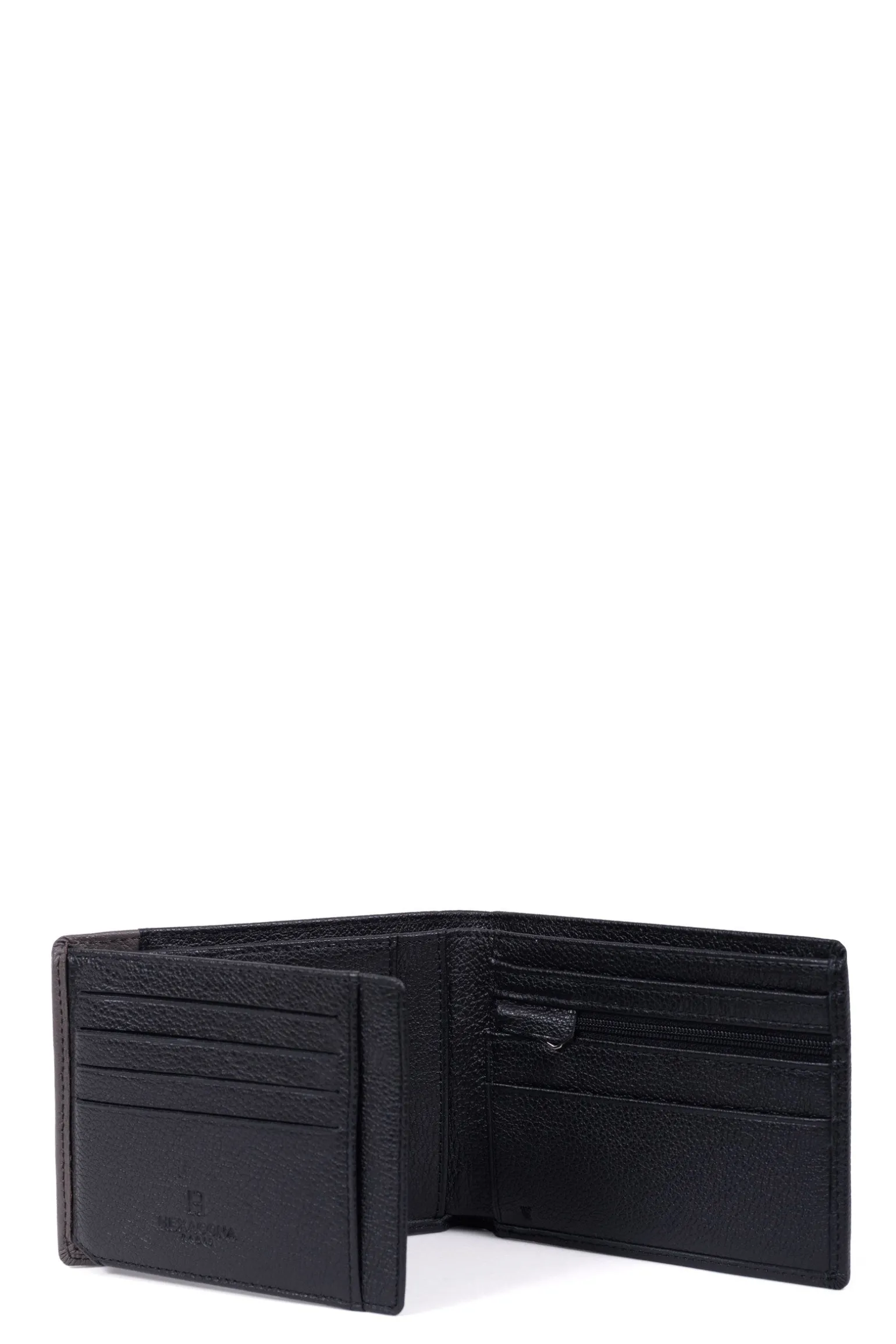 Portefeuille italien - 2 volets - Stop RFID - Cuir
