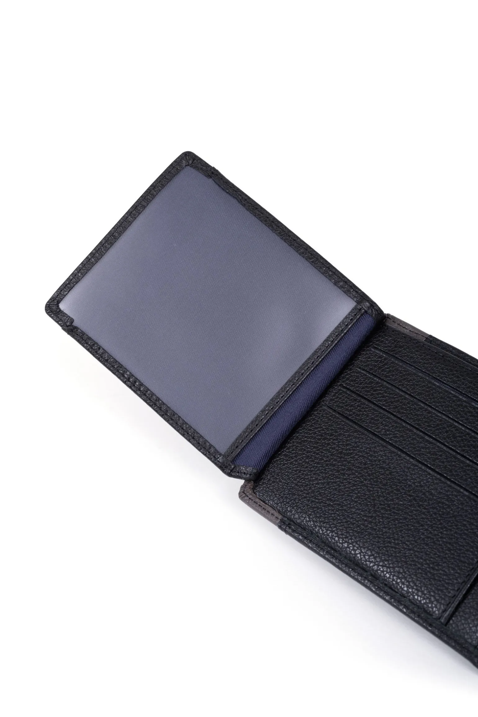 Portefeuille italien - 2 volets - Stop RFID - Cuir
