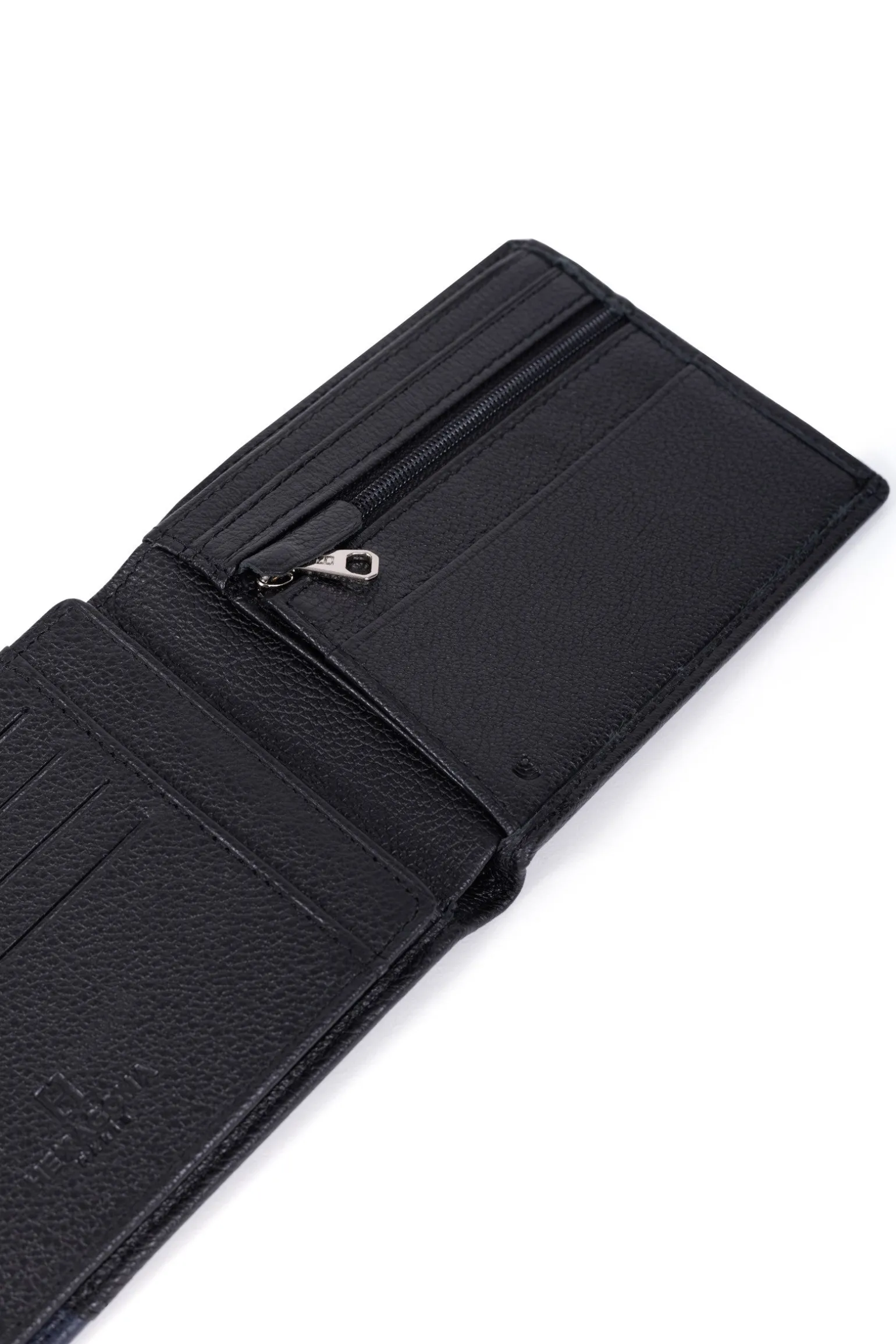 Portefeuille italien - 2 volets - Stop RFID - Cuir