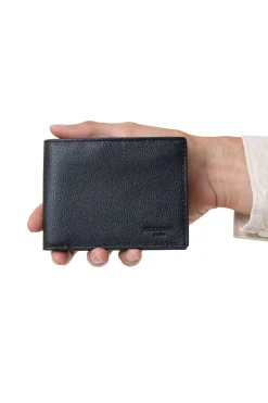 Portefeuille italien - 2 volets - Stop RFID - Cuir