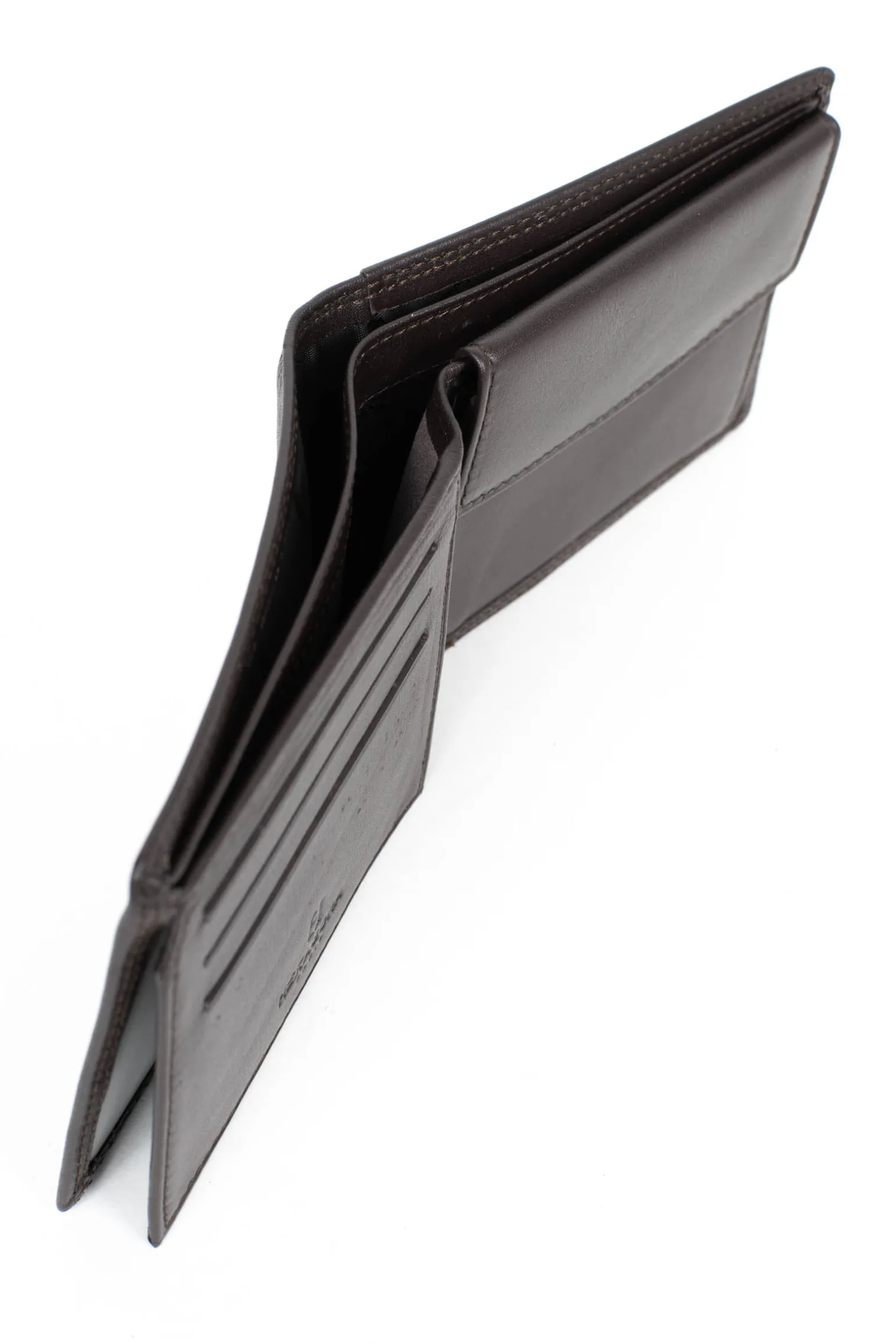 Portefeuille italien - 2 volets - Stop RFID - Cuir