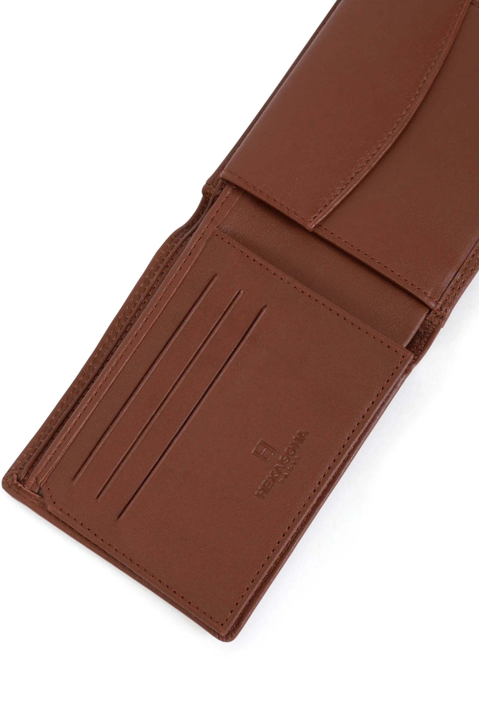 Portefeuille italien - 2 volets - Stop RFID - Cuir