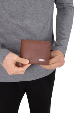 Portefeuille italien - 2 volets - Stop RFID - Cuir