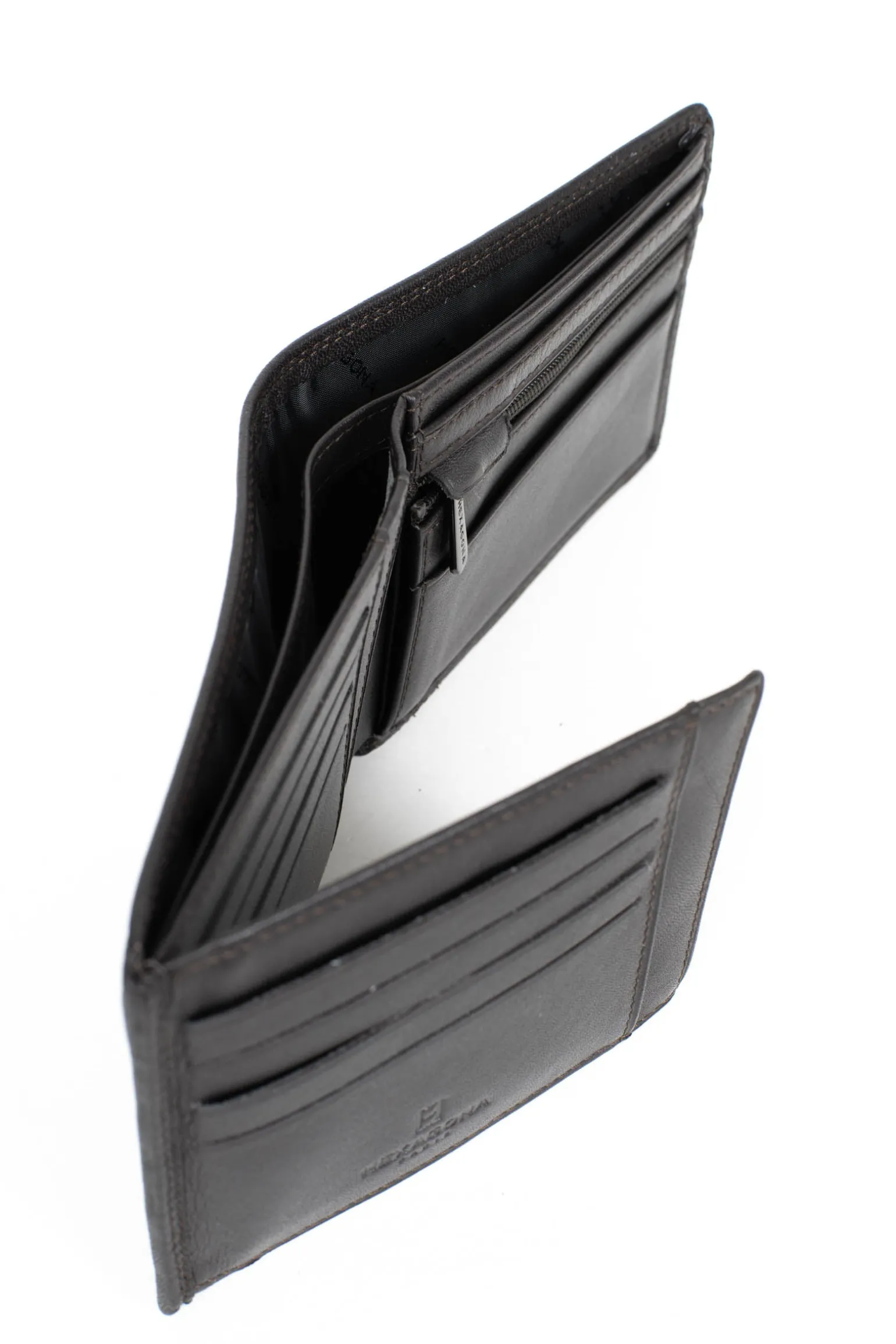 Portefeuille italien - 2 volets - Stop RFID - Cuir