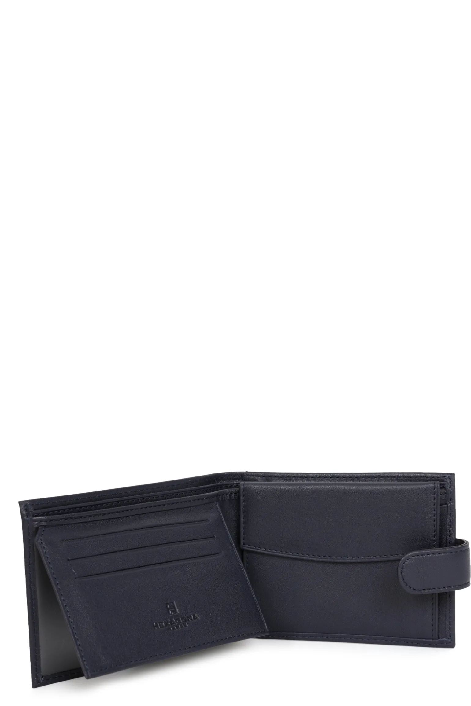 Portefeuille italien - 2 volets - Cuir