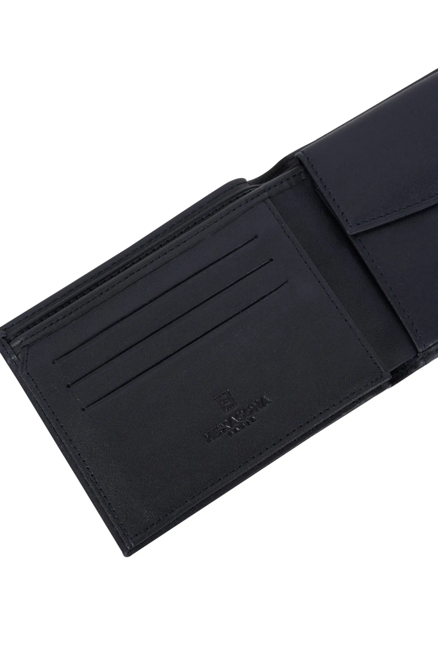 Portefeuille italien - 2 volets - Cuir