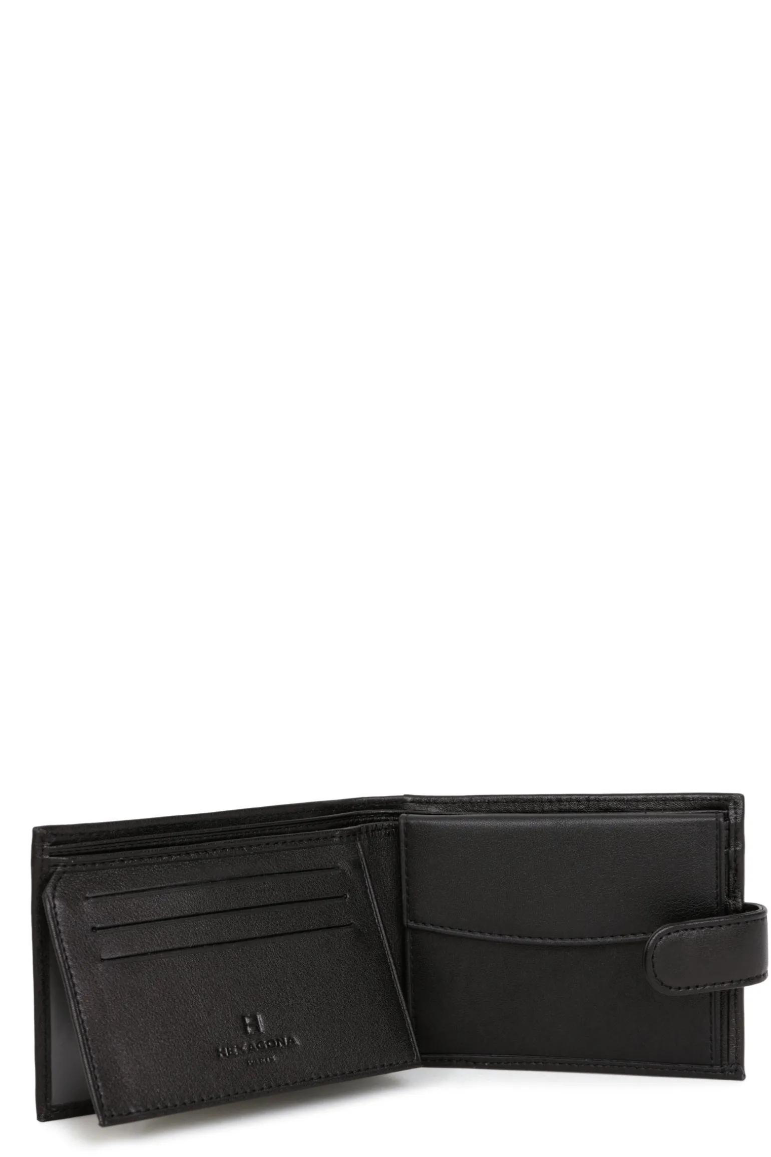 Portefeuille italien - 2 volets - Cuir