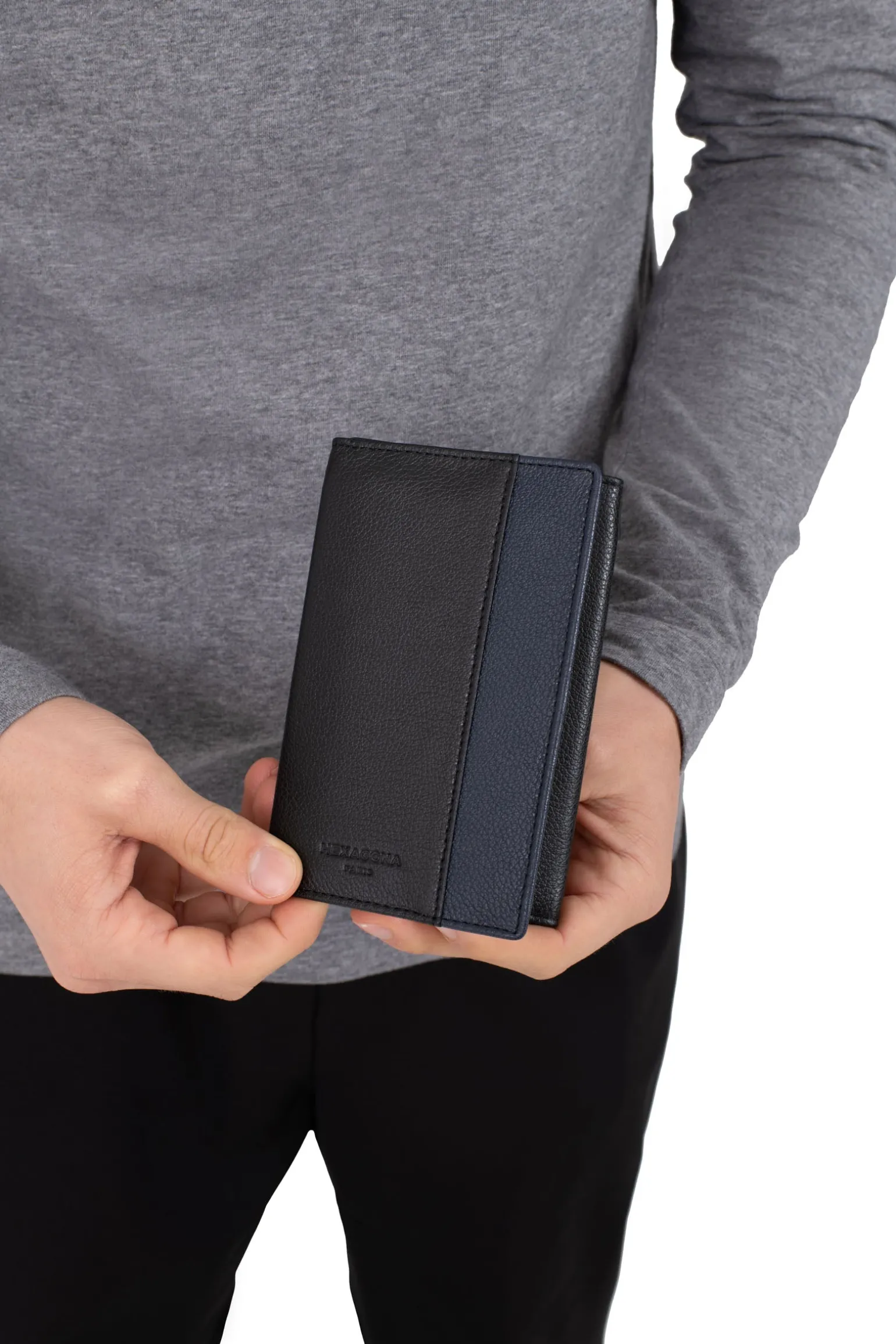 Porte-papiers - 3 volets - Stop RFID - Cuir