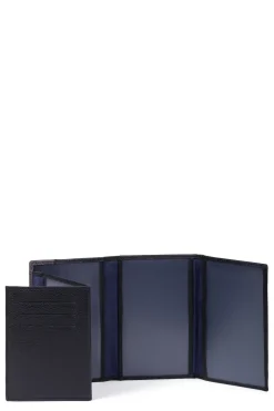 Porte-papiers - 3 volets - Stop RFID - Cuir