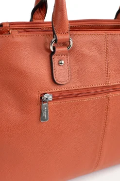 Sac porté main 2 poignées - A4 - Cuir