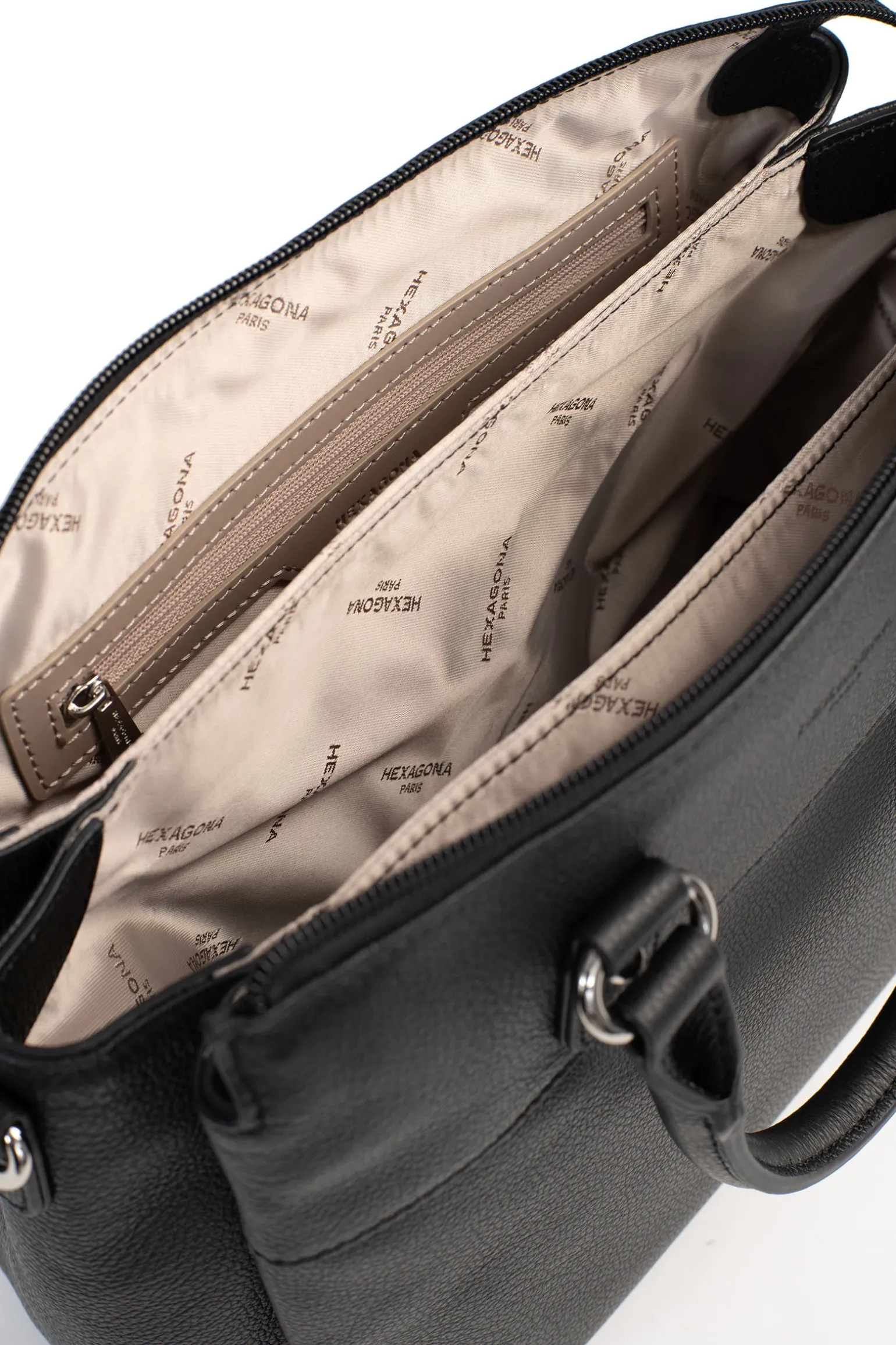Sac porté main 2 poignées - Cuir