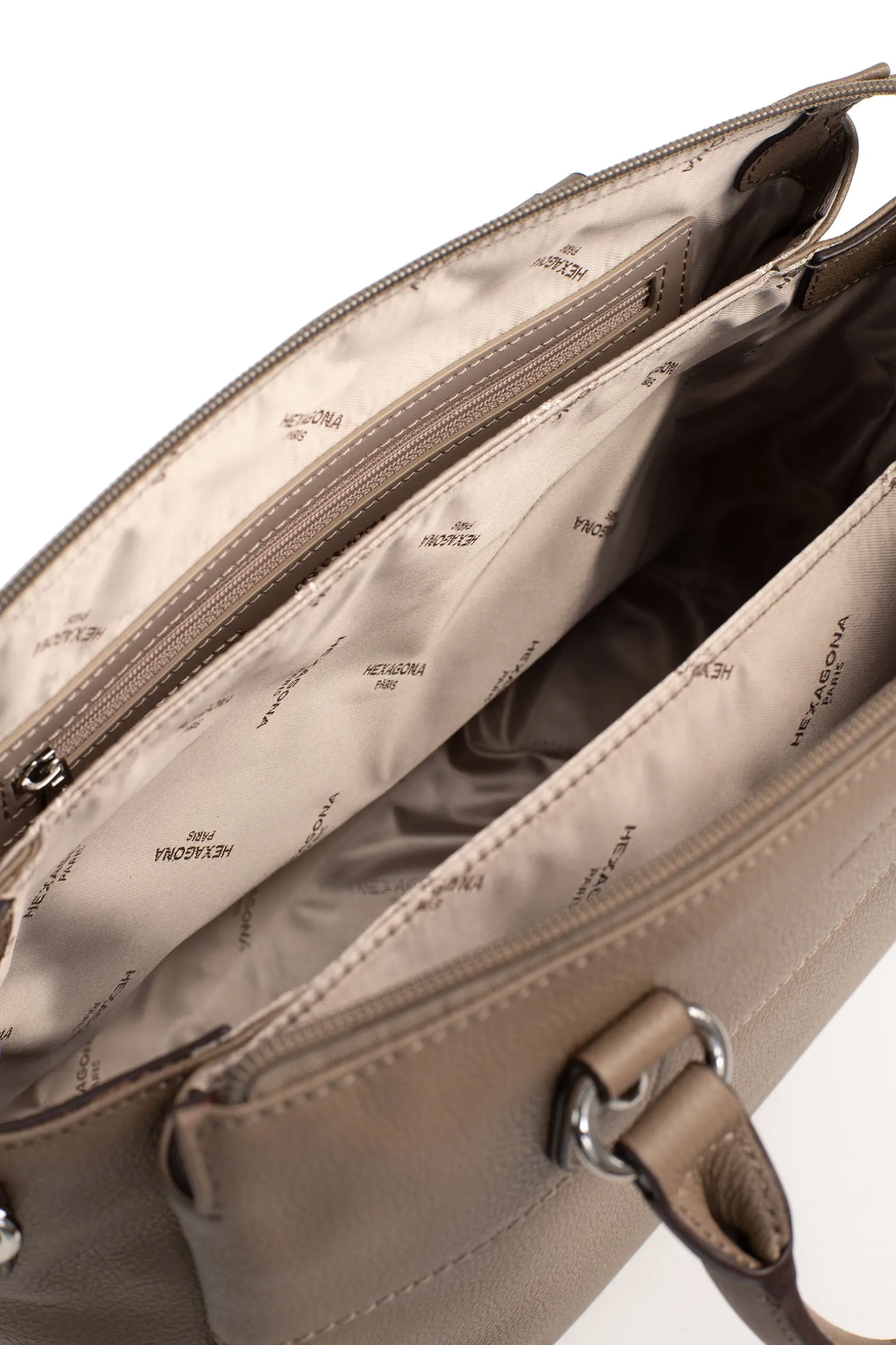 Sac porté main 2 poignées - Cuir