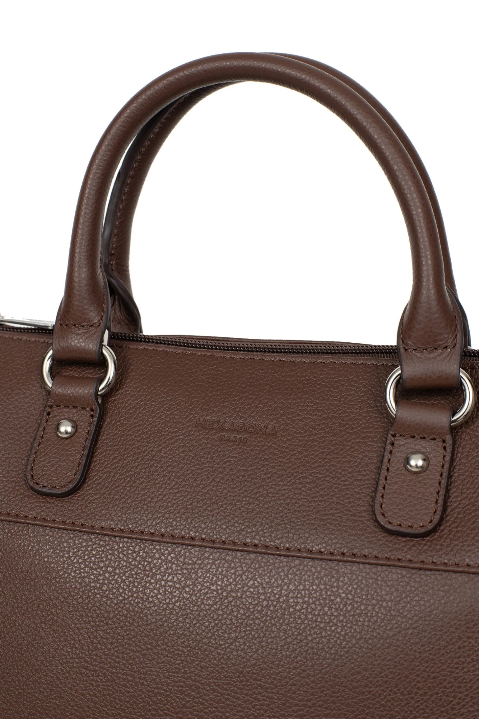 Sac porté main 2 poignées - Cuir