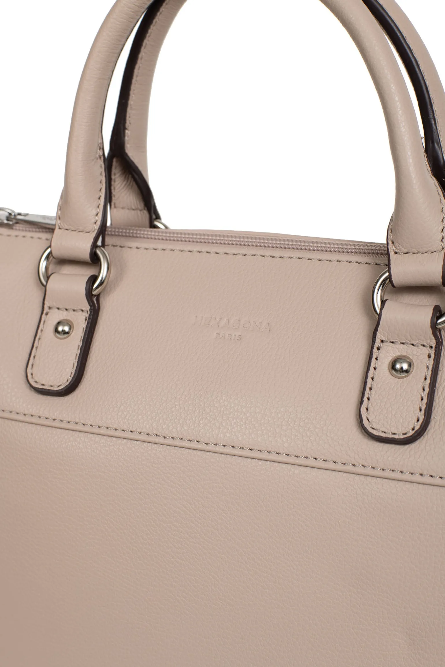 Sac porté main 2 poignées - Cuir