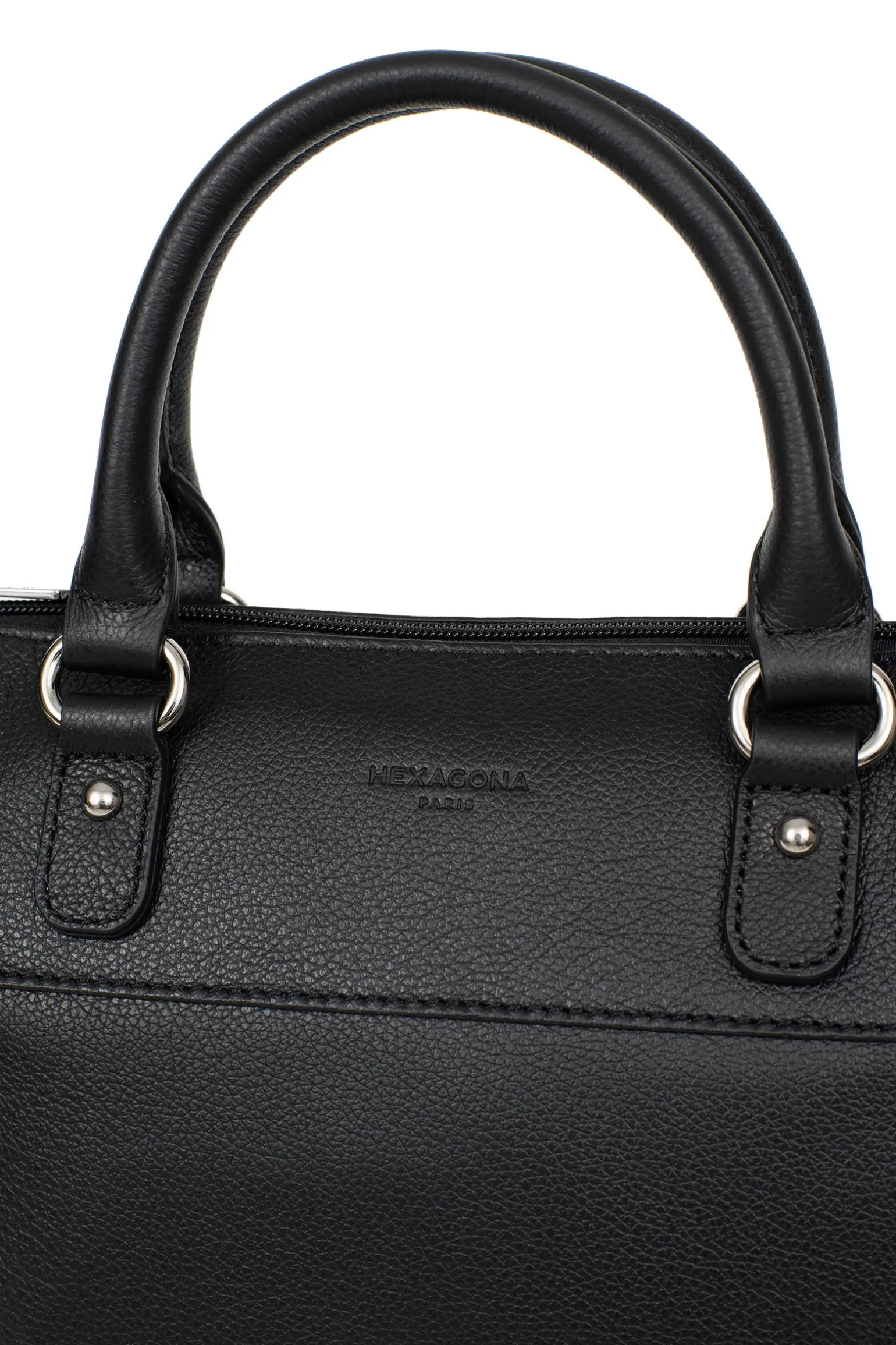 Sac porté main 2 poignées - Cuir