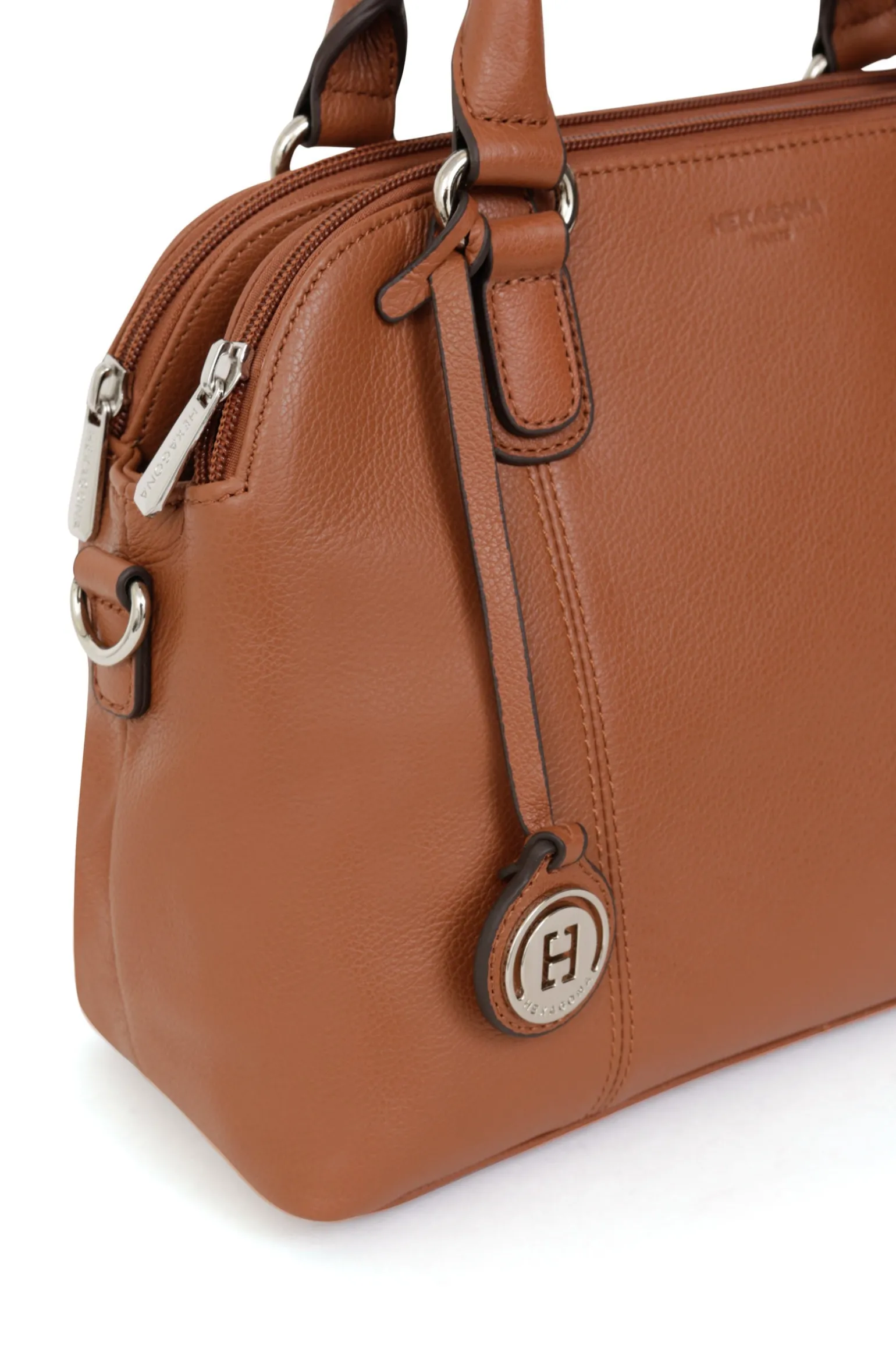 Sac porté main 2 poignées - Cuir