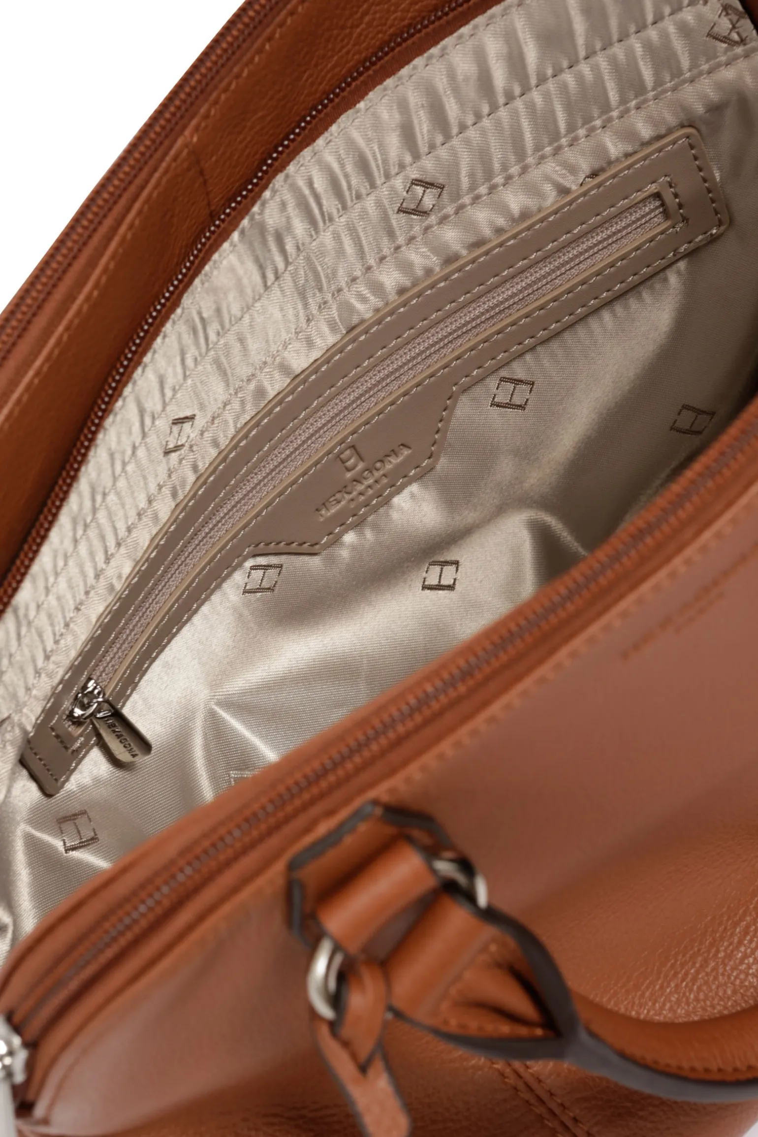 Sac porté main 2 poignées - Cuir