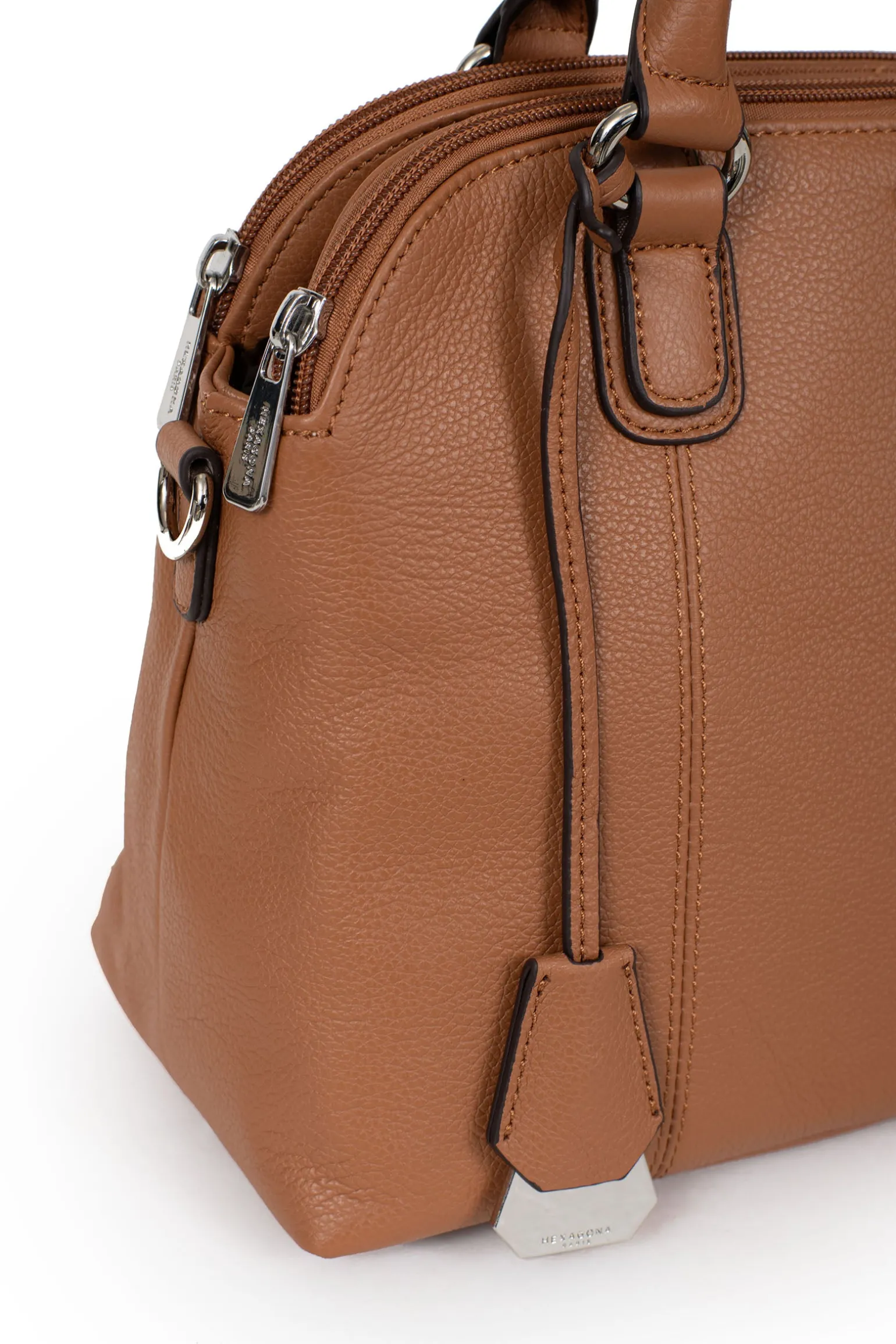 Sac porté main 2 poignées - Cuir