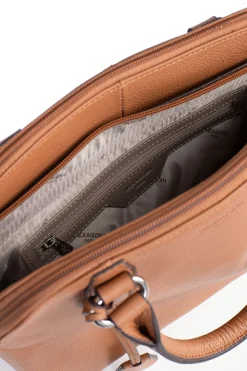 Sac porté main 2 poignées - Cuir