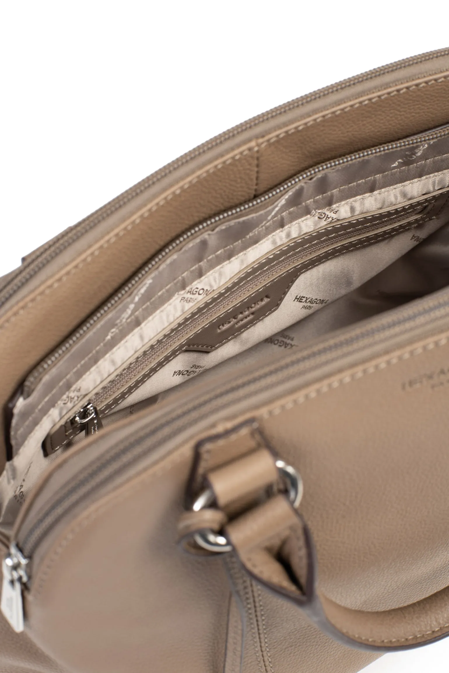 Sac porté main 2 poignées - Cuir