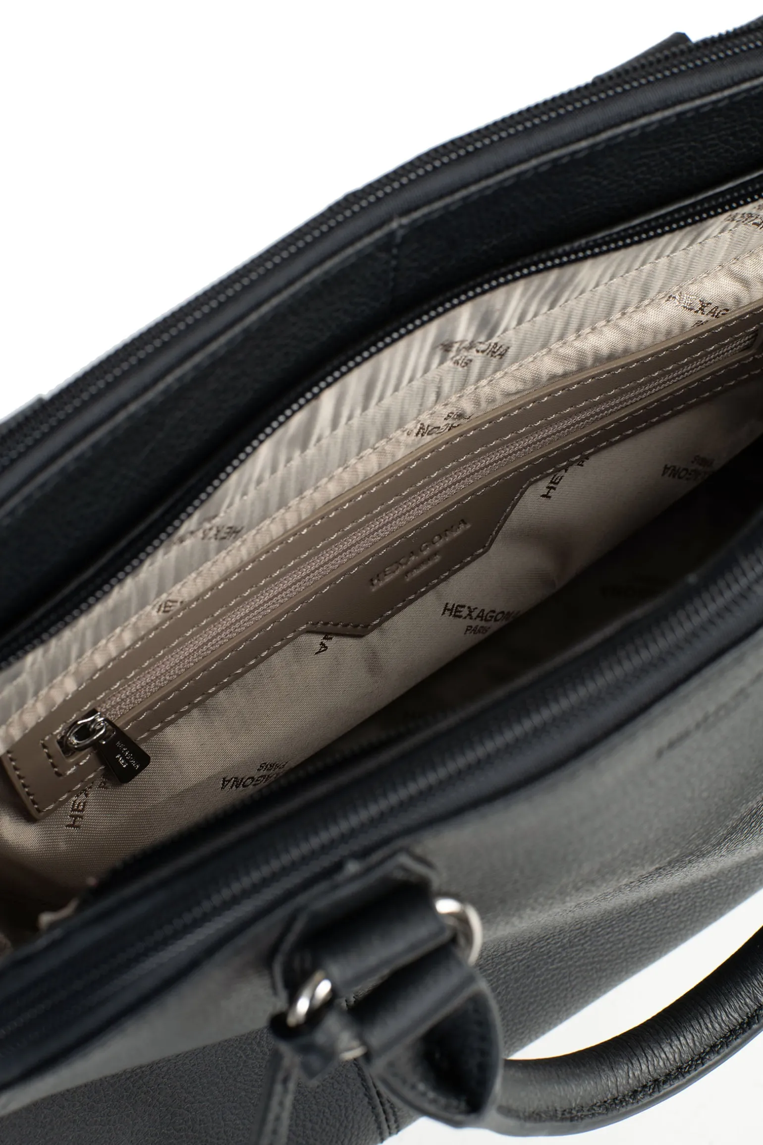 Sac porté main 2 poignées - Cuir