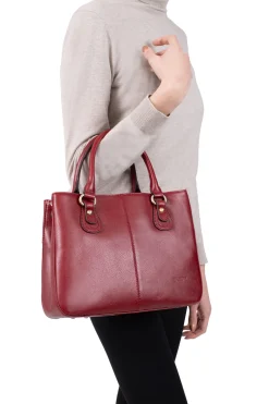 Sac porté main 2 poignées - Cuir