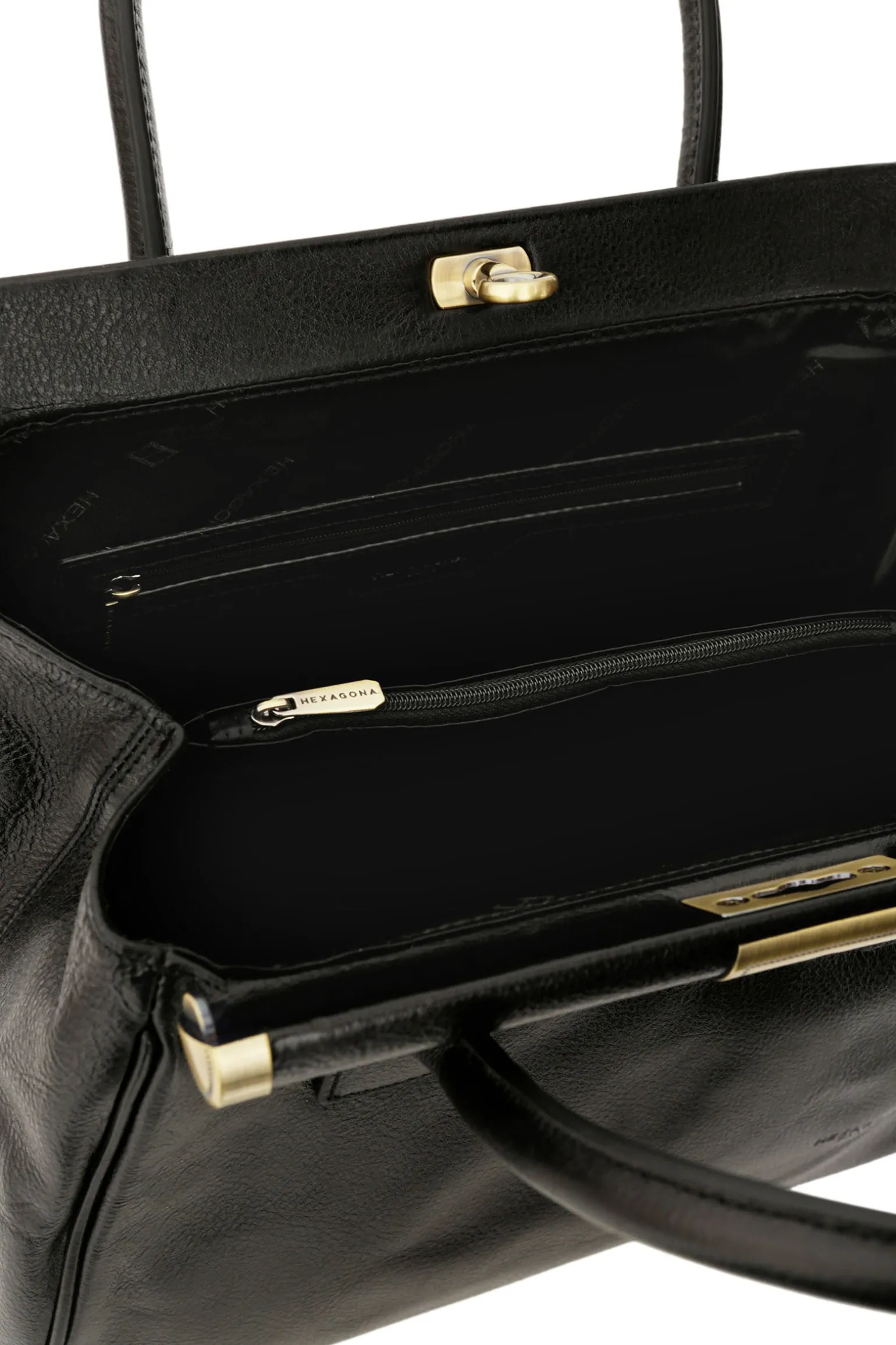 Sac porté main 2 poignées - Cuir