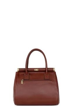 Sac porté main 2 poignées - Cuir