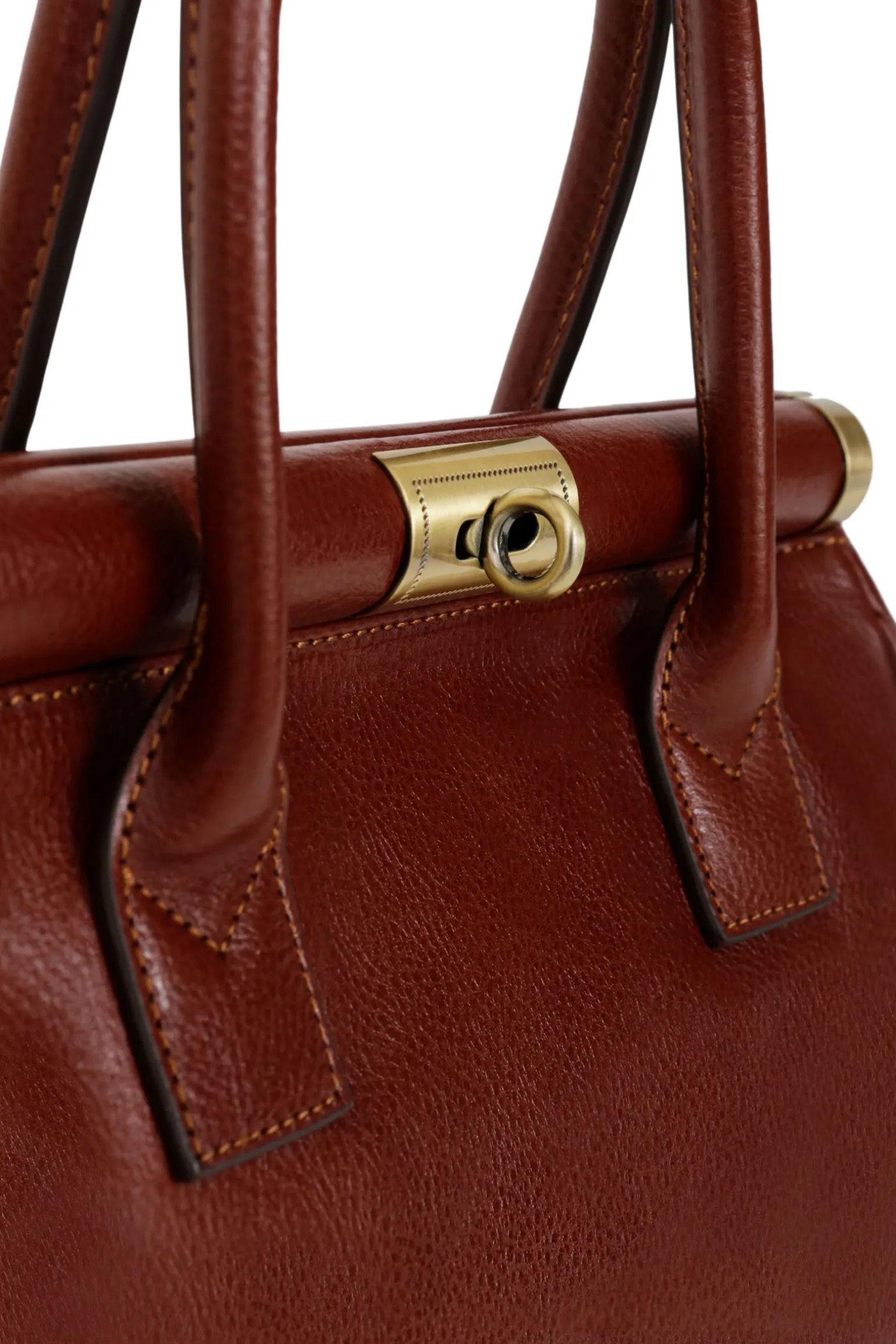 Sac porté main 2 poignées - Cuir